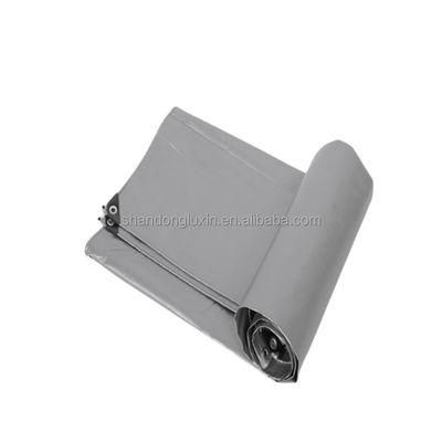 Επικάλυψη PE Tarpaulin Silver Gray Ιδανική για να εμποδίζει το φως του ήλιου και να προστατεύει από τη βροχή