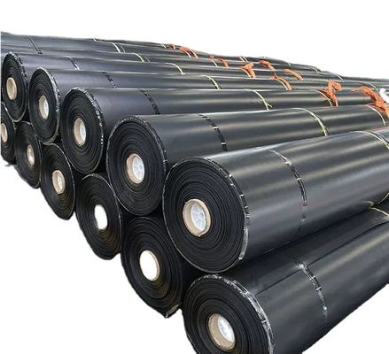 1mm 2mm μαύρη γεωμεμβράνη για λίμνες ψαριών και χώρους υγειονομικής ταφής που πληρούν τις απαιτήσεις των πελατών