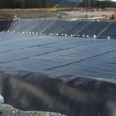 Διπλή ομαλή γεωμεμβράνη επιφάνειας 1 mm 2 mm για φιλικά προς το περιβάλλον χώρους υγειονομικής ταφής