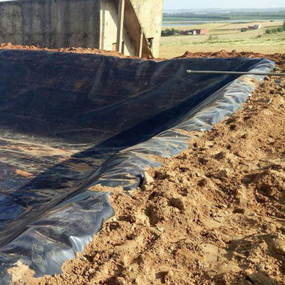 Σύγχρονο σχεδιασμό HDPE γεωμεμβράνη για χώρους υγειονομικής ταφής Σημεία επεξεργασίας λυμάτων Λίμνες ψαριών