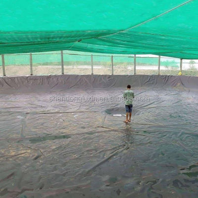 Σύγχρονο σχεδιασμό Μαύρο HDPE ομαλή γεωμεμβράνη 0,5 mm 1 mm για χώρους υγειονομικής ταφής και λίμνες ψαριών