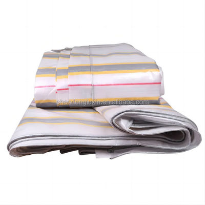 HDPE 120gm Blue PE Canvas Tarps Poly Tarps Αδιάβροχο για εξωτερικούς κήπους
