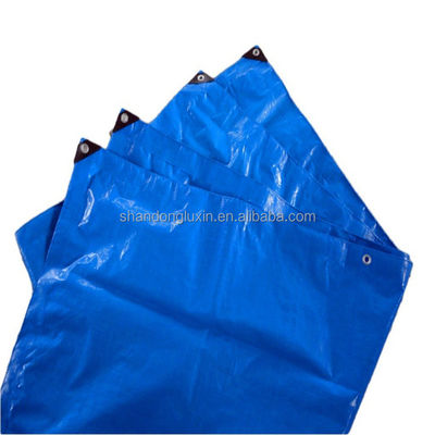 s PE Blue Tarpaulin Fabric για ανθεκτική στην σκόνη και την αντίσταση με το φως του ήλιου πλάτος 2-11m 180gm