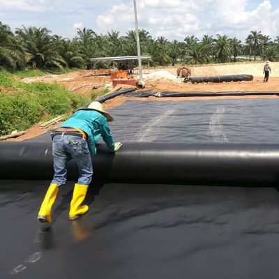 00,75 mm HDPE Geomembrane Sheet Film για διπλή ομαλή επιφάνεια GM13