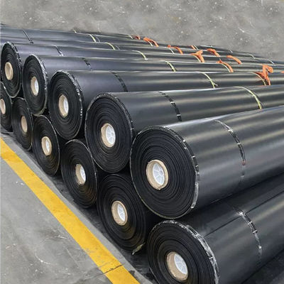 Διπλή ομαλή επιφάνεια HDPE γεωμεμβράνη 1 mm 2 mm για υδροστεγείς γεωμεμβράνες λιμνού ψαριών