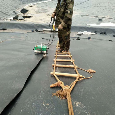 Προσαρμόσιμη μαύρη γεωμεμβράνη HDPE για δεξαμενές ψαριών 0,5 mm Στυλ βιομηχανικού σχεδιασμού