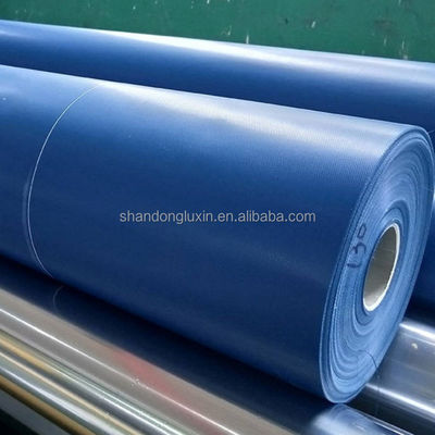 Προσαρμόσιμο μέγεθος Μπλε πλακάνη PVC ανθεκτικό υλικό πλάτος μέγιστο 2m για κάλυψη αντικειμένων