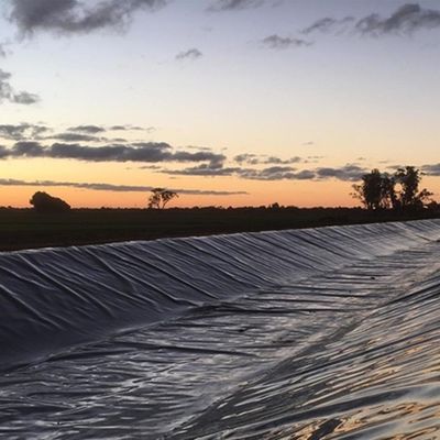 Διπλή ομαλή γεωμεμβράνη HDPE αδιάβροχη 0,5 mm 1 mm για το στρώμα λίμνης ψαριών και το στρώμα φράγματος