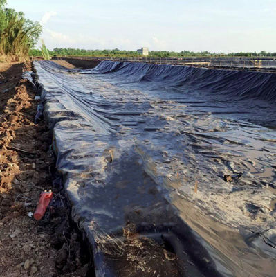 Διπλή ομαλή γεωμεμβράνη HDPE για την αλιευτική εκτροφή και την προστασία του περιβάλλοντος σε χώρους υγειονομικής ταφής