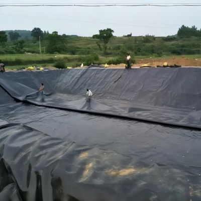 0.75mm HDPE Γεωμεμβράνη Αδιάβροχη για τεχνητή λίμνη δεξαμενή φράγματος χώρος υγειονομικής ταφής επένδυση