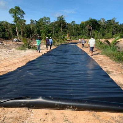 0.75mm HDPE Γεωμεμβράνη Αδιάβροχη για τεχνητή λίμνη δεξαμενή φράγματος χώρος υγειονομικής ταφής επένδυση