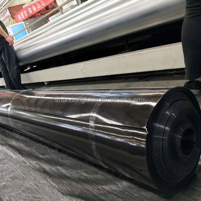 Γεωμεμβράνη Μαύρη HDPE φύλλα πλαστική μεμβράνη για δεξαμενή νερού και απορριμμάτων εξόρυξης
