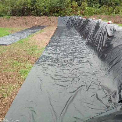 1.5mm HDPE Geomembrane Liner χωματερή με βιομηχανικό σχεδιασμό και λευκό χρώμα