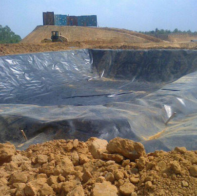 Αδιάβροχη γεωμεμβράνη HDPE για επένδυση φράγματος τεχνητής δεξαμενής λίμνης πάχους 1 mm-2 mm
