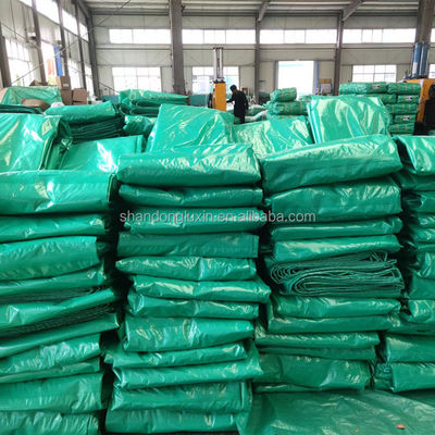 Πυρόστερη εξωτερική κάλυψη PE Καρότσα Μπλε Poly Tarp HDPE ύφασμα για υλικό σκηνής ανθεκτικό