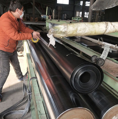 ASTM GRI-GM13 Πρότυπο 1mm 2mm HDPE Geomembrane Fish Pond Liner για την αλιευτική εκτροφή
