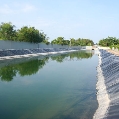 1m-8m πλάτος HDPE Geomembrane Liner για το έργο λύσης λίμνης ιχθυοκαλλιέργειας