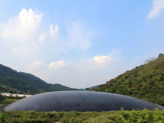 ASTM GRI-GM13 Πρότυπο HDPE Geomembrane Waterproof Fish Pond Liner για αποσβεστήρες βιοαερίου