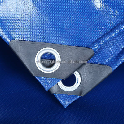 Λευκό στερεό μάτι Grommet Pvc Tarp Tarpaulin 280-960gsm πλάτος 2m-100m για βαρύ φορτίο