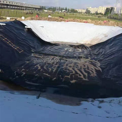 Σύγχρονη ομαλή γεωμεμβράνη HDPE για λιμάνια ψαριών 1 mm έως 2 mm μήκος 50-200m