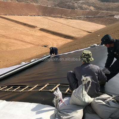 1-8m πλάτος διπλό ομαλό μαύρο HDPE λιμνοσκεπάστης για ψάρια γαρίδες πισίνα