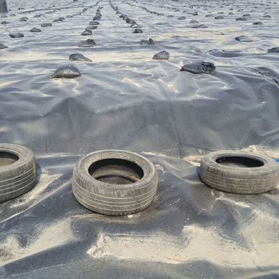 1.5mm ομαλή μαύρη HDPE γεωμεμβράνη για εξωτερικό περιβάλλον