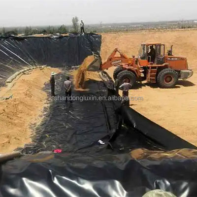50-100m μήκος λευκό HDPE φράγμα Liner γεωμεμβράνη για υδατοκαλλιέργεια ιχθυοκαλλιέργεια 1 mm πάχος