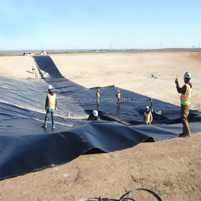 50-100m μήκος λευκό HDPE φράγμα Liner γεωμεμβράνη για υδατοκαλλιέργεια ιχθυοκαλλιέργεια 1 mm πάχος