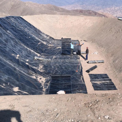 50-100m μήκος λευκό HDPE φράγμα Liner γεωμεμβράνη για υδατοκαλλιέργεια ιχθυοκαλλιέργεια 1 mm πάχος