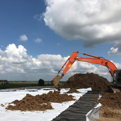 50-100m μήκος λευκό HDPE φράγμα Liner γεωμεμβράνη για υδατοκαλλιέργεια ιχθυοκαλλιέργεια 1 mm πάχος