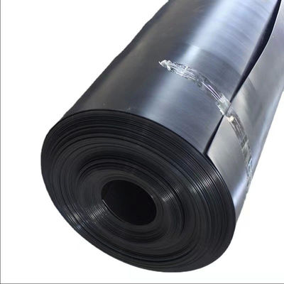 Μαύρη διπλή ομαλή επιφάνεια 0,5 mm HDPE γεωμεμβράνη για λεωφόρο λίμνη και φράγμα λίμνες ψαριών