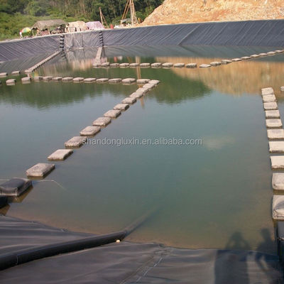 HDPE γεωμεμβράνη αδιαπέραστη λύση για το έργο διατήρησης νερού και την προστασία των φραγμών