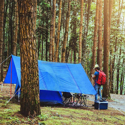 100% Virgin Heavy Duty PE Tarpaulin για Μεταφορά Αντι- UV Υδροστερό κάλυμμα φορτηγού