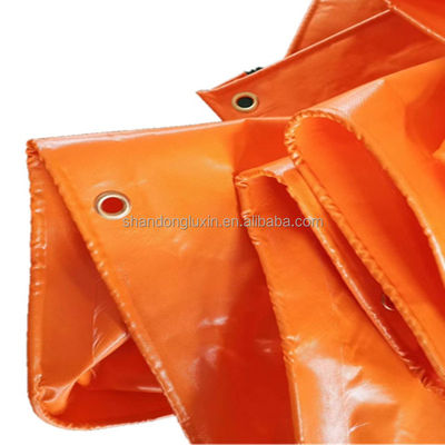 Καλυμμένα υφάσματα PVC Polyester Rolls Tarpaulin for Outdoor Awnings and Truck Covers Καλό