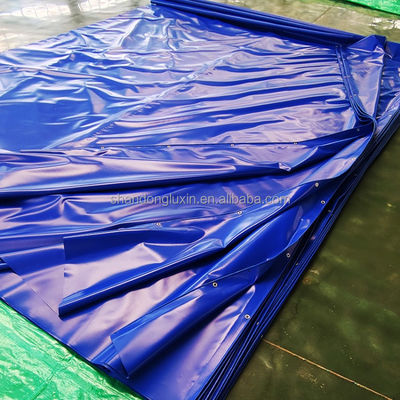 Καλυμμένα υφάσματα PVC Polyester Rolls Tarpaulin for Outdoor Awnings and Truck Covers Καλό