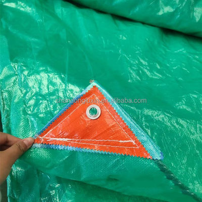 Ζητήματα πελατών Χρώμα Στυλ Strip Heavy Duty PE Tarpaulin με υδατοστεγή λειτουργία