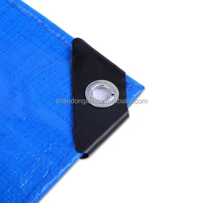 Στυλ Stripe 50gm Μπλε PE Tarpaulin για μακροχρόνια απόδοση