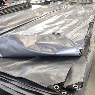 Αδιάβροχο Strip Style PE Tarpaulin Βιομηχανική Πολλαπλής Χρήσης Ενυδατοασφαλής Ακτινοασφαλής