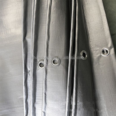 Αδιάβροχο Strip Style PE Tarpaulin Βιομηχανική Πολλαπλής Χρήσης Ενυδατοασφαλής Ακτινοασφαλής